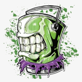 Angry Green Spray Paint Cans, Spray Painting, Graffiti - Painting Grafity, HD Png Download, Transparent PNG