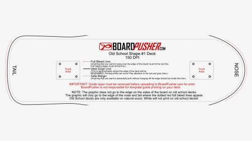 Skateboard Deck Template, HD Png Download, Transparent PNG
