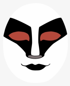 Library Band Vector Face Paint - Kiss Eric Carr Makeup, HD Png Download, Transparent PNG