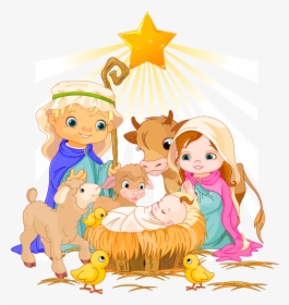 Png Clip Art - Cartoon Nativity, Transparent Png, Transparent PNG