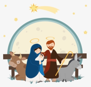 Nativity Png Cartoon, Transparent Png, Transparent PNG