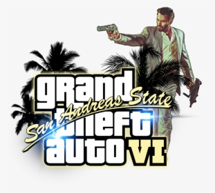 Grand Theft Auto Vi Png Free Image - Grand Theft Auto, Transparent Png, Transparent PNG