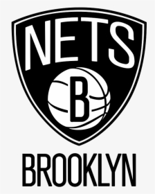 Present Logo Of The Brooklyn Nets - Brooklyn Nets Logo Png, Transparent Png, Transparent PNG