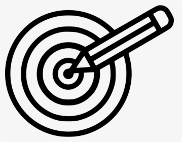 Mission Clipart Target - Goals Clipart Black And White, HD Png Download, Transparent PNG