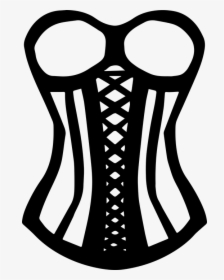 Laced, Corset, Fashion, Clothing, Binding, Elegant - Corset Drawing, HD Png Download, Transparent PNG