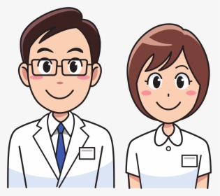 Doctor Male And Female Png Clipart Physician Nursing - Doctor And Nurse Clipart, Transparent Png, Transparent PNG