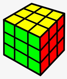 Rubik Cube Clip Arts - Object That Are Square Clipart, HD Png Download, Transparent PNG