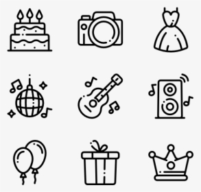 Birthday - Food Icons Png, Transparent Png, Transparent PNG