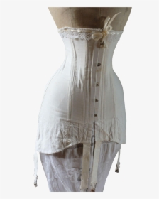 Antique Edwardian Corset - Gown, HD Png Download, Transparent PNG