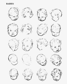 Emotion,monochrome Photography,text - Drawings Of Babies, HD Png Download, Transparent PNG