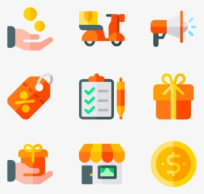 E-commerce - Gift Voucher Icon Png, Transparent Png, Transparent PNG