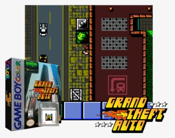 Grand Theft Auto Game Boy Color - Gta 1, HD Png Download, Transparent PNG
