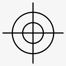 Sniper Crosshairs Png -crosshair Sightings Objectives - Cross Hair, Transparent Png, Transparent PNG