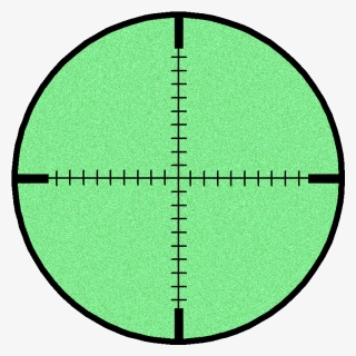 Green Crosshair Png - Circle, Transparent Png, Transparent PNG