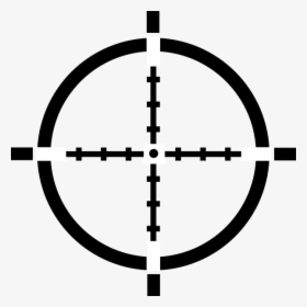 Reticle Computer Icons Telescopic Sight Clip Art - Transparent Background Crosshair Png Transparent, Png Download, Transparent PNG