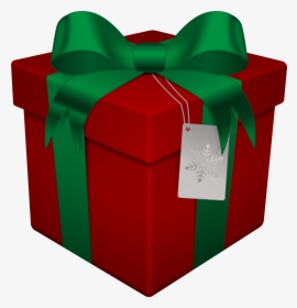 Christmas Box Red Transparent, HD Png Download, Transparent PNG