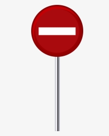 No Entry Traffic Sign Png Clip Art - Road Sign Png, Transparent Png, Transparent PNG