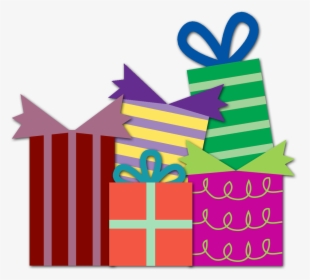 Vector Present Happy Birthday - Clipart Birthday Gift Png, Transparent Png, Transparent PNG