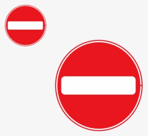 Transparent No Sign Clipart - No Entry Sign Clip Art, HD Png Download, Transparent PNG