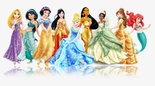 Rapunzel Aurora Disney Princess Tiana Ariel - Disney Princesses Transparent Background, HD Png Download, Transparent PNG