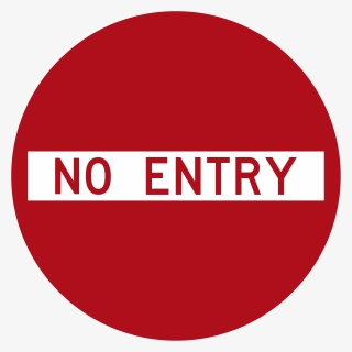 No Entry Png Text, Transparent Png, Transparent PNG