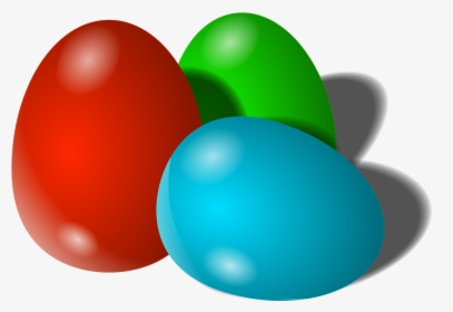 Easter, Eggs, Colorful, Red, Blue, Green, Chicken, - Transparent Easter Egg Png, Png Download, Transparent PNG