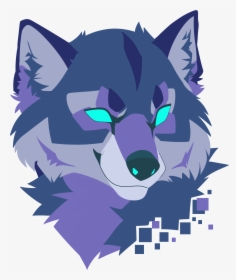 Transparent Purple Wolf Png - Purple Transparent Wolf Logo, Png Download, Transparent PNG