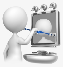 Even Teeth Brushing Can Become Addictive - 3d Stick Figure Gif, HD Png Download, Transparent PNG
