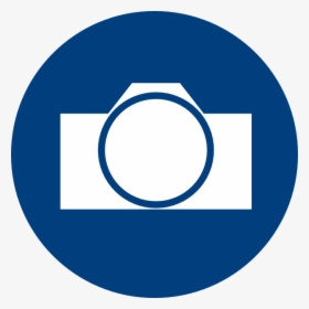 Camera Logo Blue Circle Logo - Camera Logo Blue Png, Transparent Png, Transparent PNG