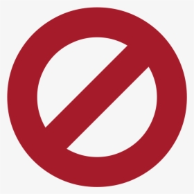 Ban Sign Png - X Through A Circle, Transparent Png, Transparent PNG