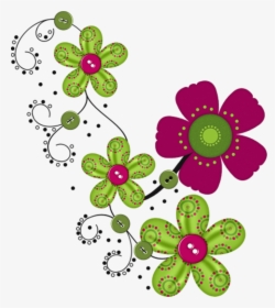 Design For Scrapbook Flower, HD Png Download, Transparent PNG