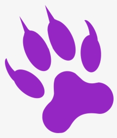 Purple Panther Paw Print, HD Png Download, Transparent PNG