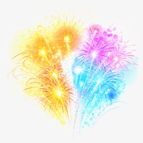 This Graphics Is Color Fireworks Effect Picture Transparent - Juego Pirotecnicos Png, Png Download, Transparent PNG