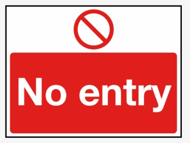 Wide No Entry Sign   Title Wide No Entry Sign - Entry Sign, HD Png Download, Transparent PNG