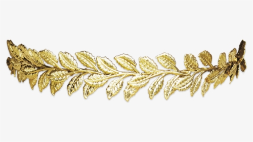 #crown #gold #golden #leaf #head - Gold Leaf Crown Png, Transparent Png, Transparent PNG