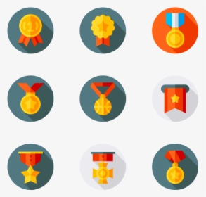 Reward And Badges - Distribution Flat Icon, HD Png Download, Transparent PNG