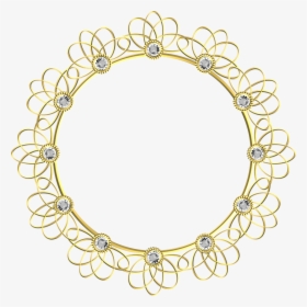 Golden Leaf Circle Badge - Wreath Hand Drawn Png Vector Free, Transparent Png, Transparent PNG