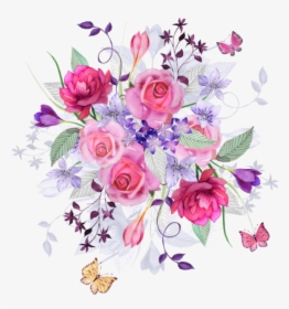 Fleurs Flores Flowers Bloemen - Красивый Фон Для Открытки, HD Png Download, Transparent PNG