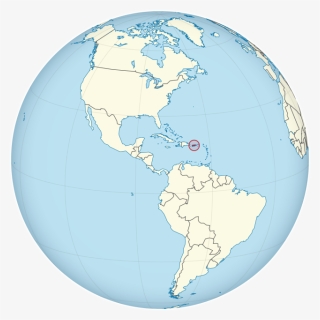 Dominican Republic On The Globe, HD Png Download, Transparent PNG
