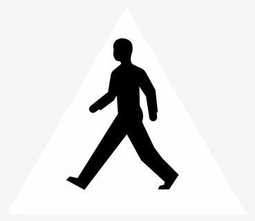 Man, Walking, Person, Male, Walk, Adult, Silhouette - Pedestrian Crossing, HD Png Download, Transparent PNG
