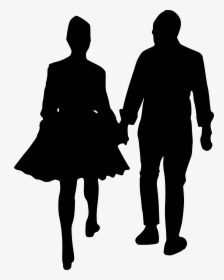Clip Art Person Walking Silhouette Png - People Walking Silhouette Transparent, Png Download, Transparent PNG