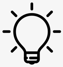 On Icon Free Download - Light Bulb Icon Png Transparent, Png Download, Transparent PNG
