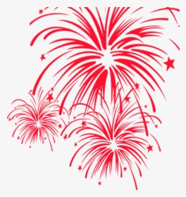 Firecracker Clipart Canada Day Firework - Transparent Background Red Fireworks, HD Png Download, Transparent PNG