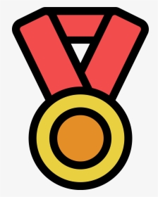 Clip Art Medal Vector - Cartoon Medal, HD Png Download, Transparent PNG