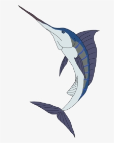 Collection Of Free Swordfish Drawing Blue Marlin Download - Swordfish Easy Marlin Drawing, HD Png Download, Transparent PNG