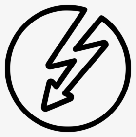 Thunderbolt - Icon, HD Png Download, Transparent PNG