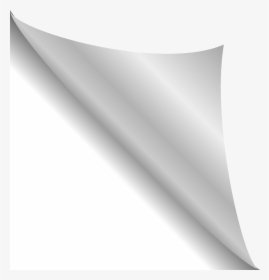 Transparent Ripped Paper Png - Black Page Turn, Png Download, Transparent PNG