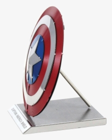 Transparent Captain America Shield Png - Metal Earth Captain America Shield, Png Download, Transparent PNG