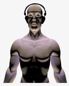 Man, Headphones, Isolated, Music - Person With Headphones Png, Transparent Png, Transparent PNG