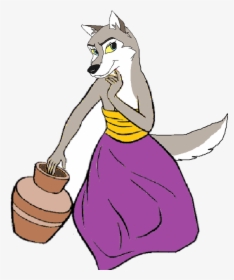 Wolf Clipart At Free For Personal Use Transparent Png - Female Wolf Cartoon, Png Download, Transparent PNG